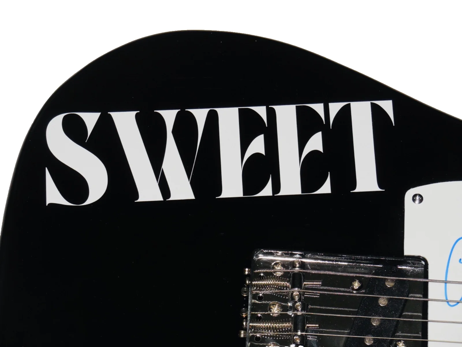 THE SWEET AUTOGRAPHED ELECTRIC GUITAR (4 SIGNATURES) - JSA COA!, изображение 3