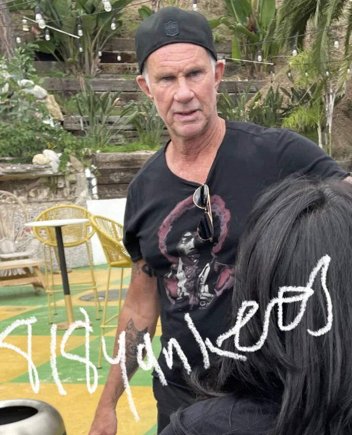 Chad Smith Signed Vinyl Album Mothers Milk Proof, image 2