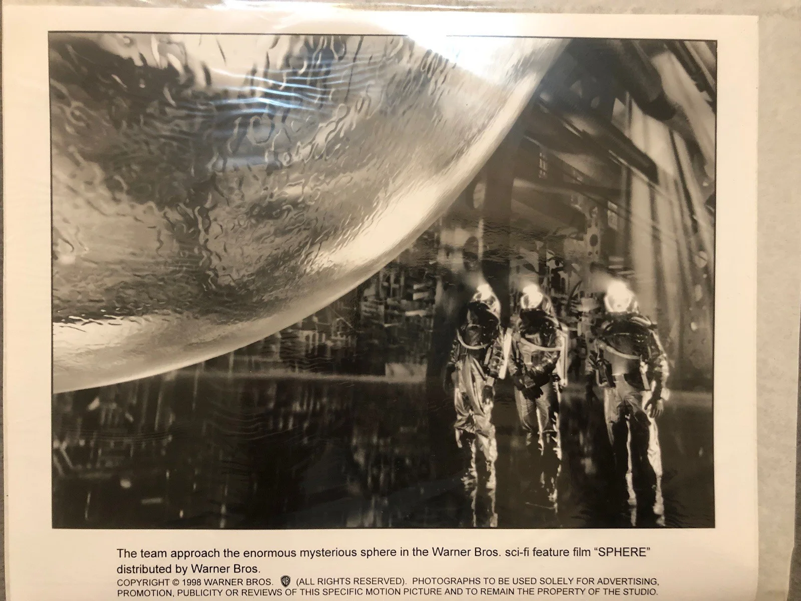 Cinema/Press Pack - “Sphere” Starring Dustin Hoffman & Sharon Stone Movie Collec, image 3