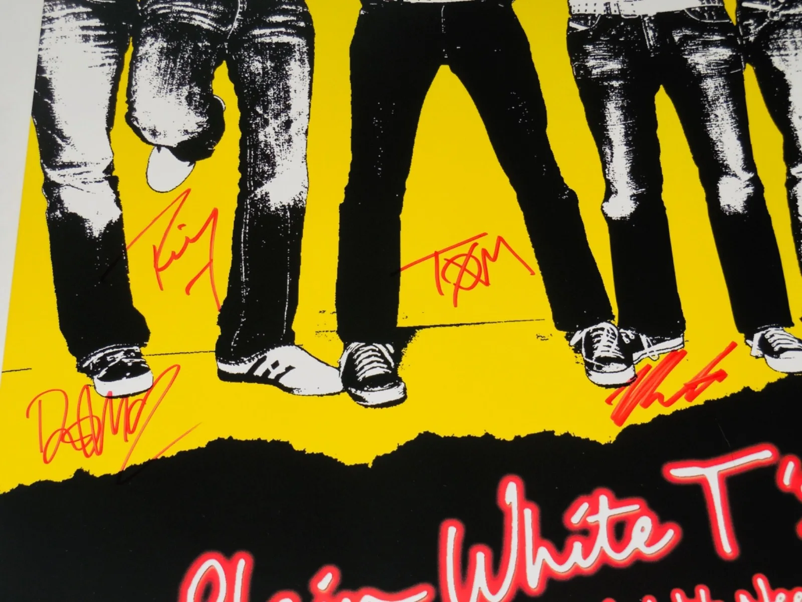 PLAIN WHITE T's AUTOGRAPHED VINYL RECORD ALBUM (ALL THAT WE NEEDED) - JSA COA!, image 2