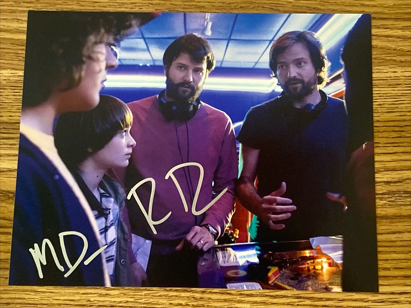 Matt & Ross Duffer — Matt & Ross Duffer Autographed 8x10 Photo Stranger Things Creators