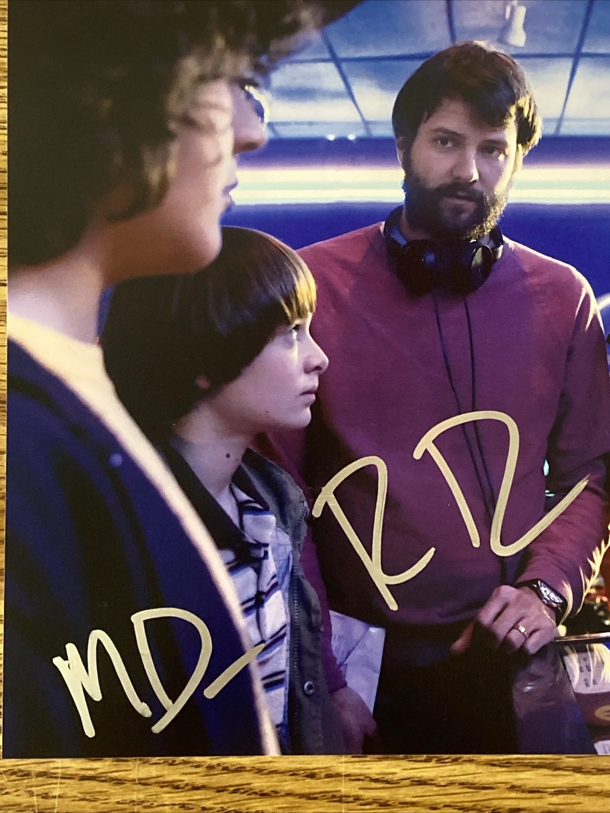 Matt, Ross Duffer — Matt & Ross Duffer Autographed 8x10 Photo Stranger Things Creators, image 2