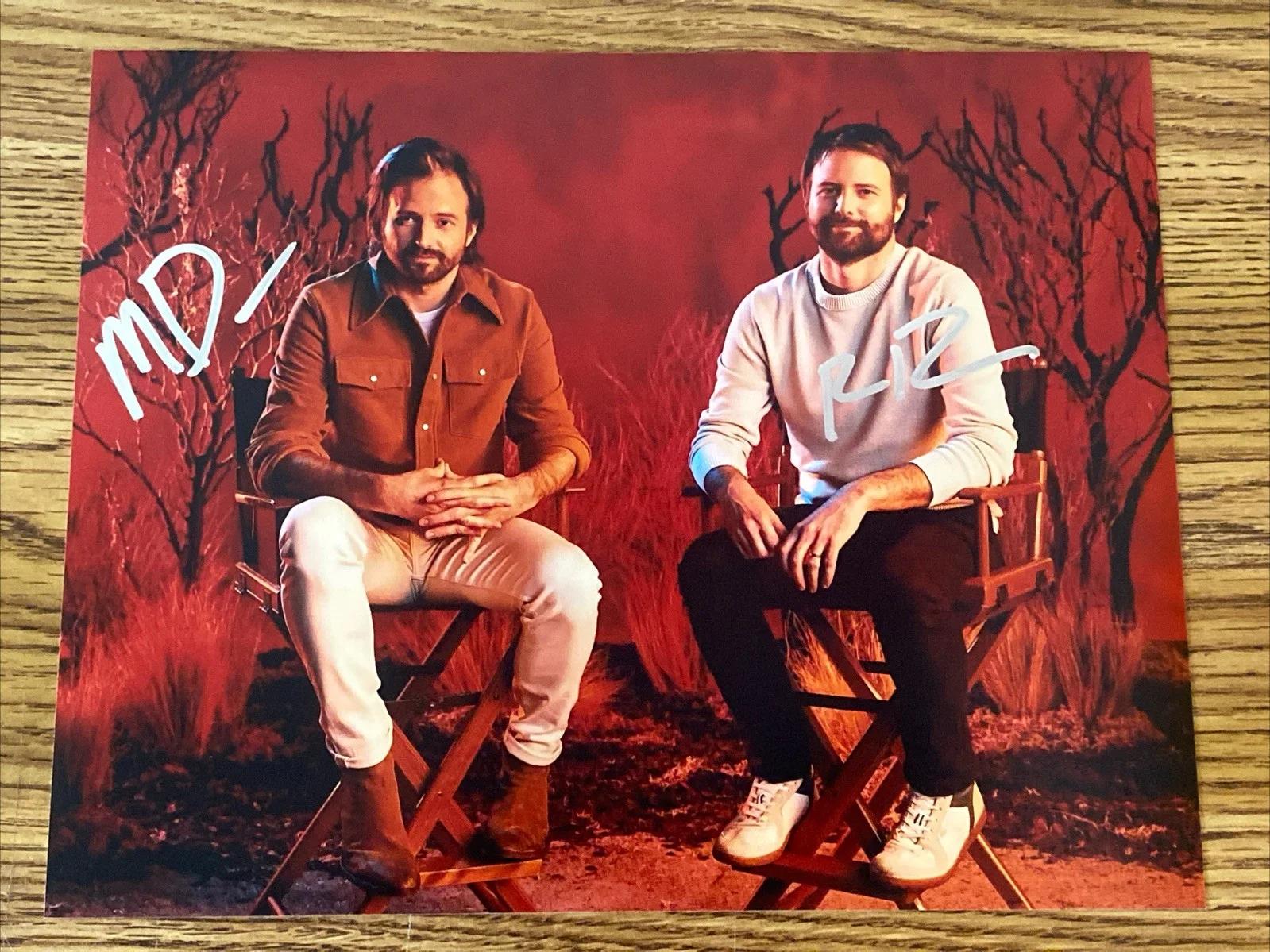 Matt & Ross Duffer — Matt & Ross Duffer Autographed 8x10 Photo Stranger Things Creators