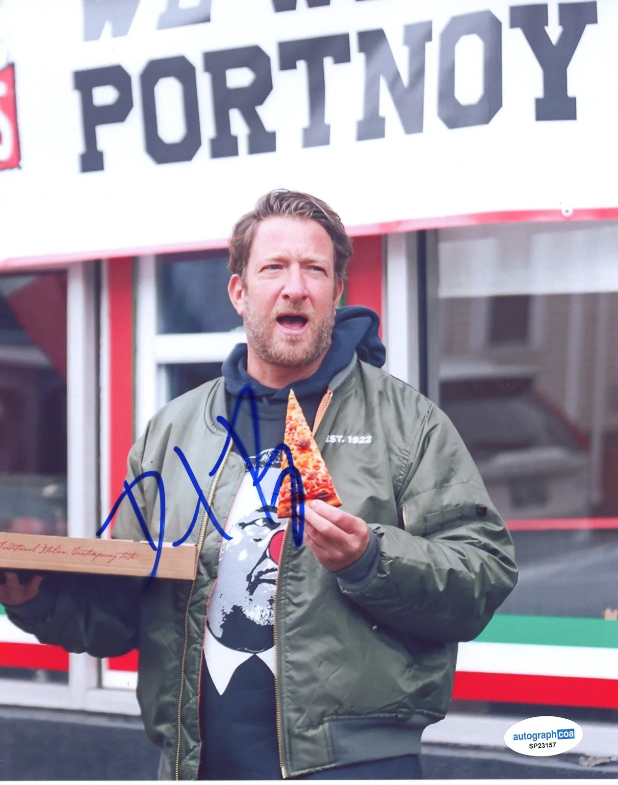 Dave Portnoy — Dave Portnoy "Barstool Sports" AUTOGRAPH Signed 'El Pres' 8x10 Photo B ACOA