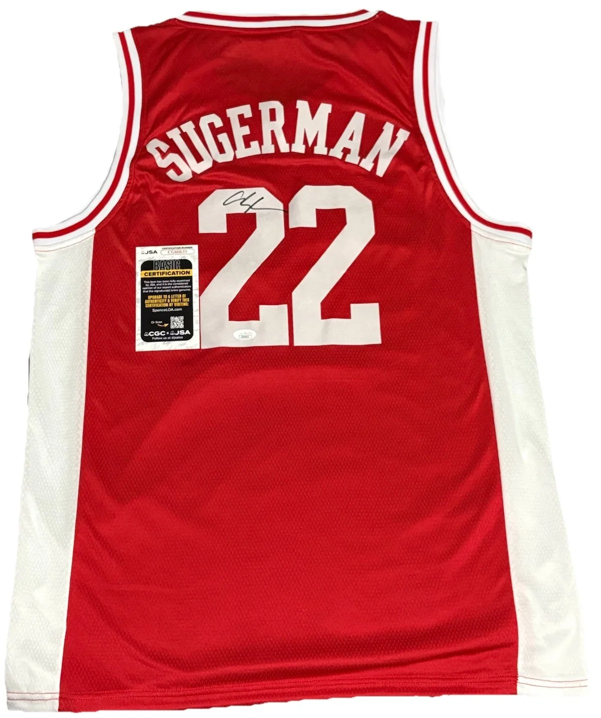 Adam Sandler — Adam Sandler Signed Stanley Sugerman Temple Owls Jersey Hustle Movie JSA COA, image 2