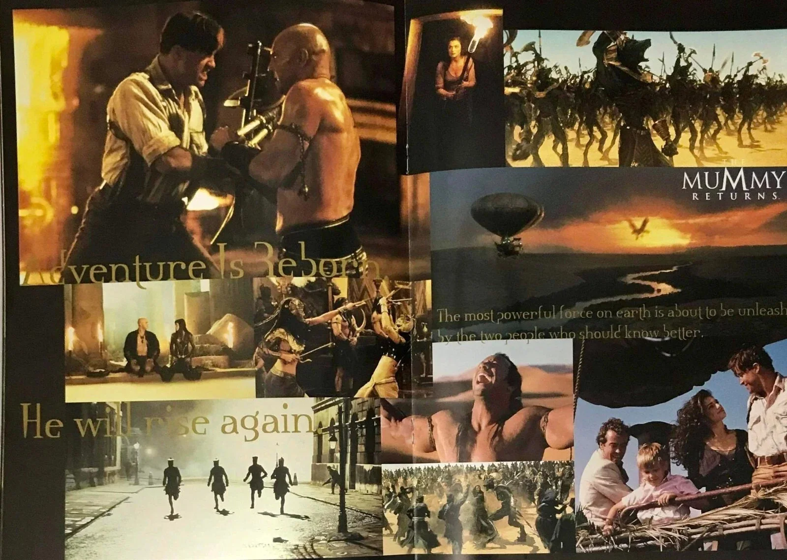 The Mummy Returns Japanese Movie Brochure, image 2