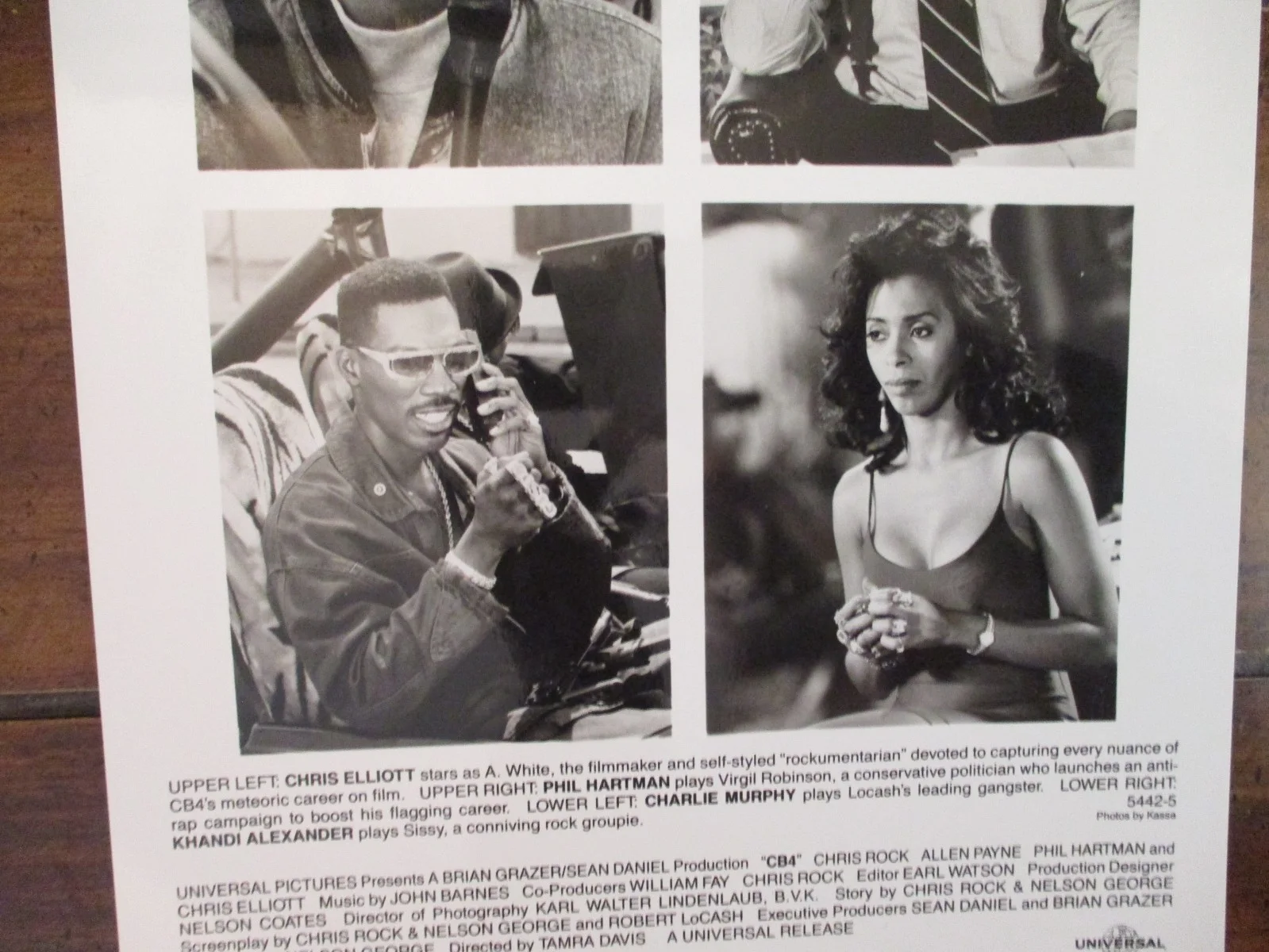 8x 10 1992 (CB4)Chris Elliott/Phil Hartman/Charlie Murphy/Khandi Alexander/Photo, image 2