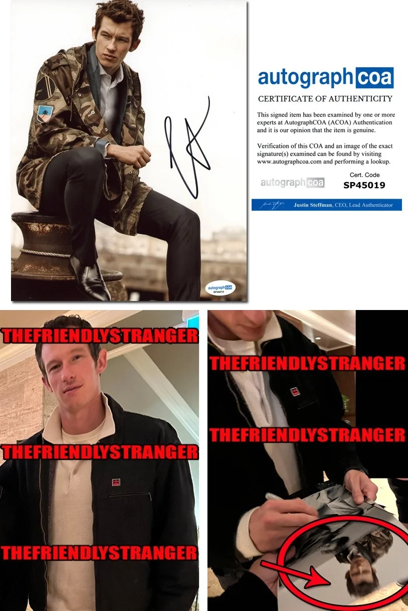 Callum Turner — Callum Turner signed Autographed 8x10 Photo c EXACT PROOF Hot Sexy ACOA COA