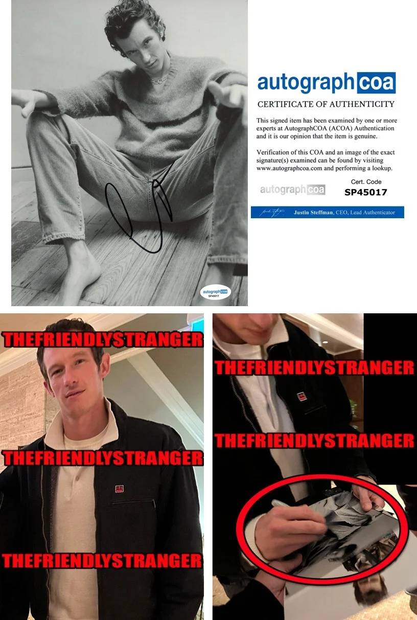 Callum Turner — Callum Turner signed 8x10 Photo EXACT PROOF a JAMES BOND Hot Sexy ACOA COA