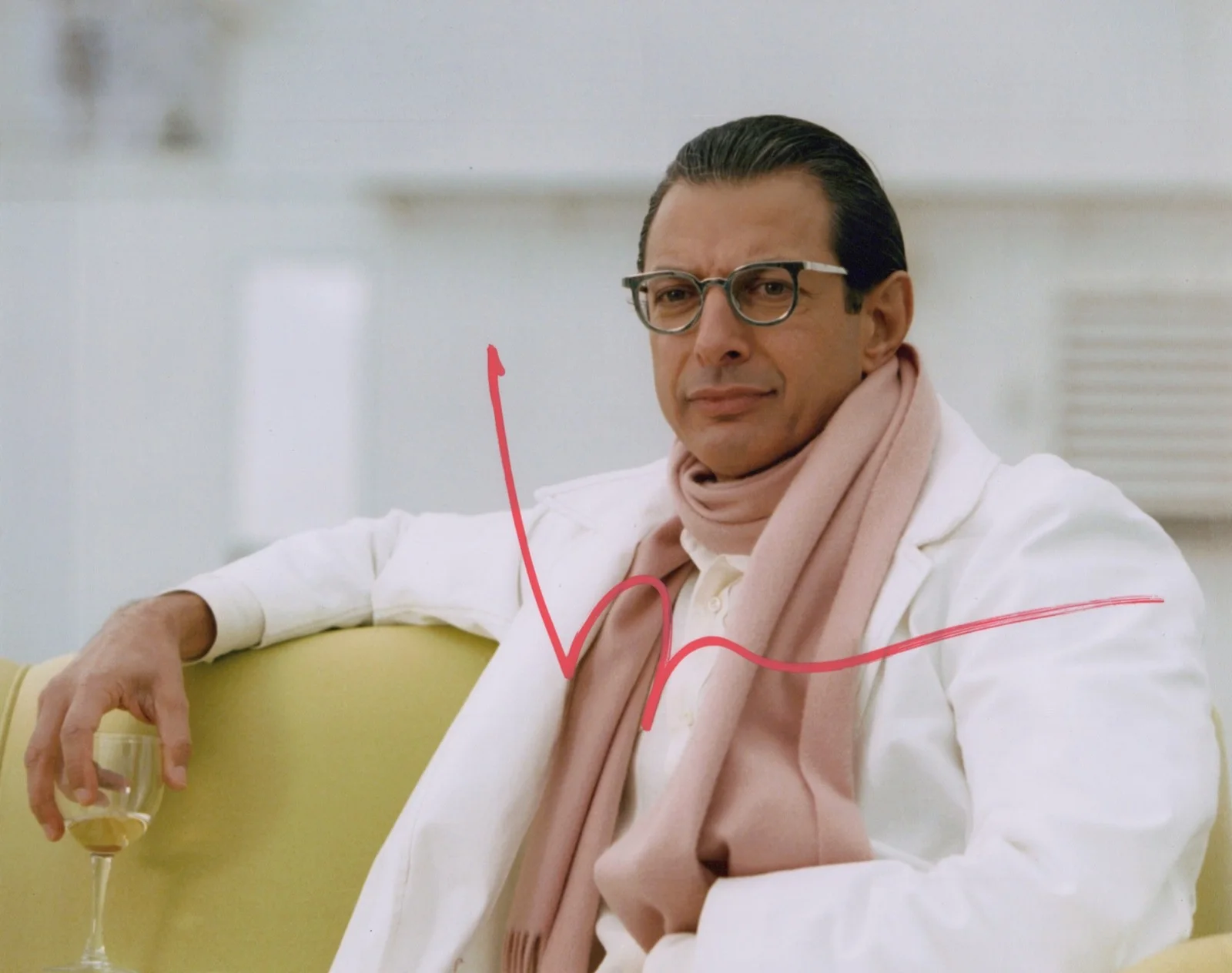 Jeff Goldblum — Jeff Goldblum signed Autographed 8x10 Photo a PROOF Cool SEXY Hot COA, image 2