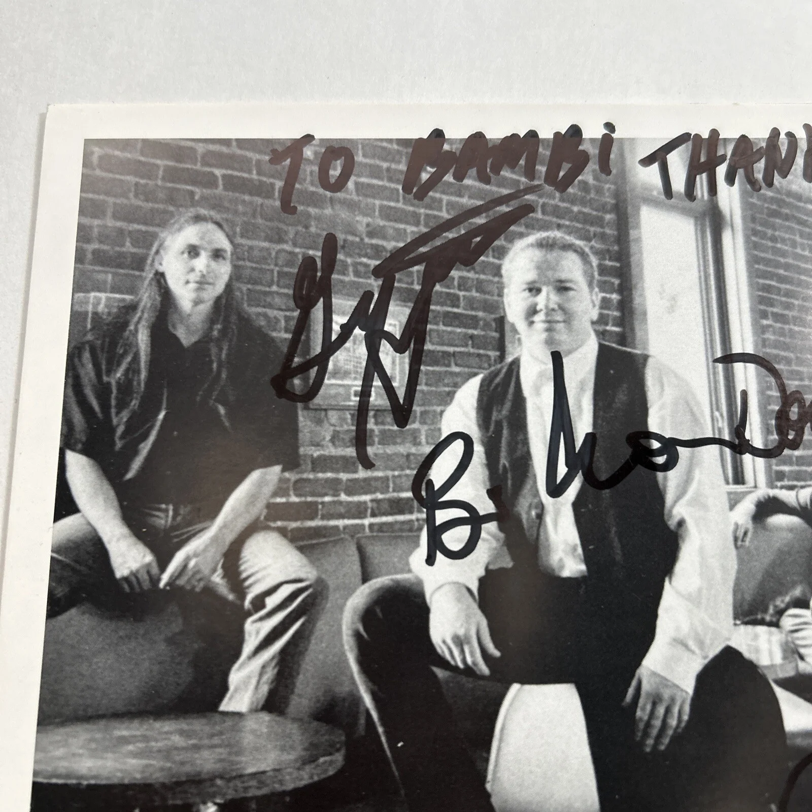 Oreo Blue Music Band Majestic Records Vintage AUTOGRAPH SIGNED 10X8 PRESS PHOTO, изображение 2