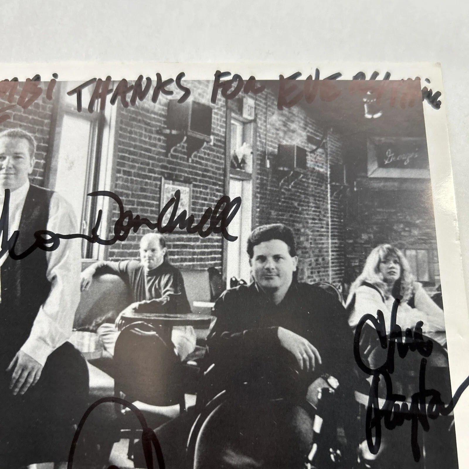 Oreo Blue Music Band Majestic Records Vintage AUTOGRAPH SIGNED 10X8 PRESS PHOTO, изображение 3