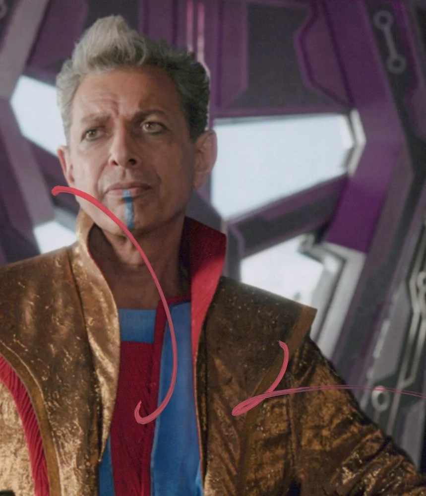 Jeff Goldblum — Jeff Goldblum signed "THOR: RAGNAROK" 8x10 Photo b PROOF Grandmaster COA, image 3