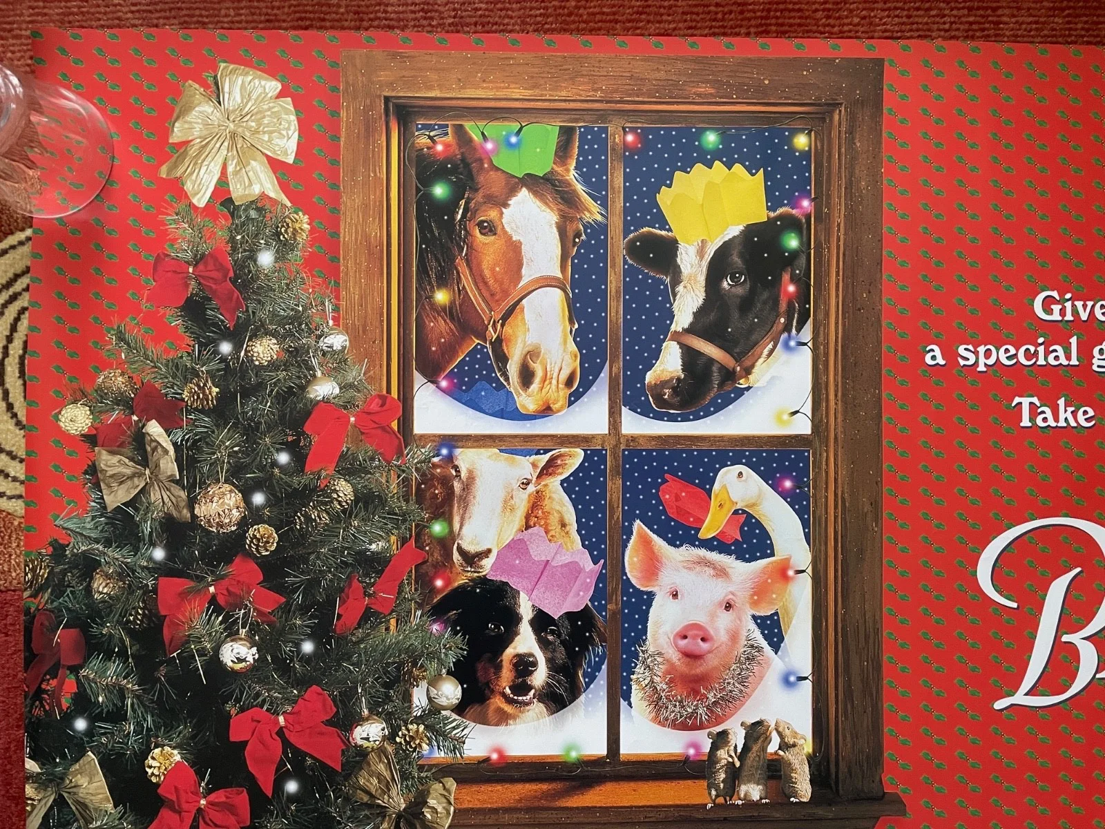 BABE (1995) Christmas Release Cinema Quad Movie Poster James Cromwell, изображение 2