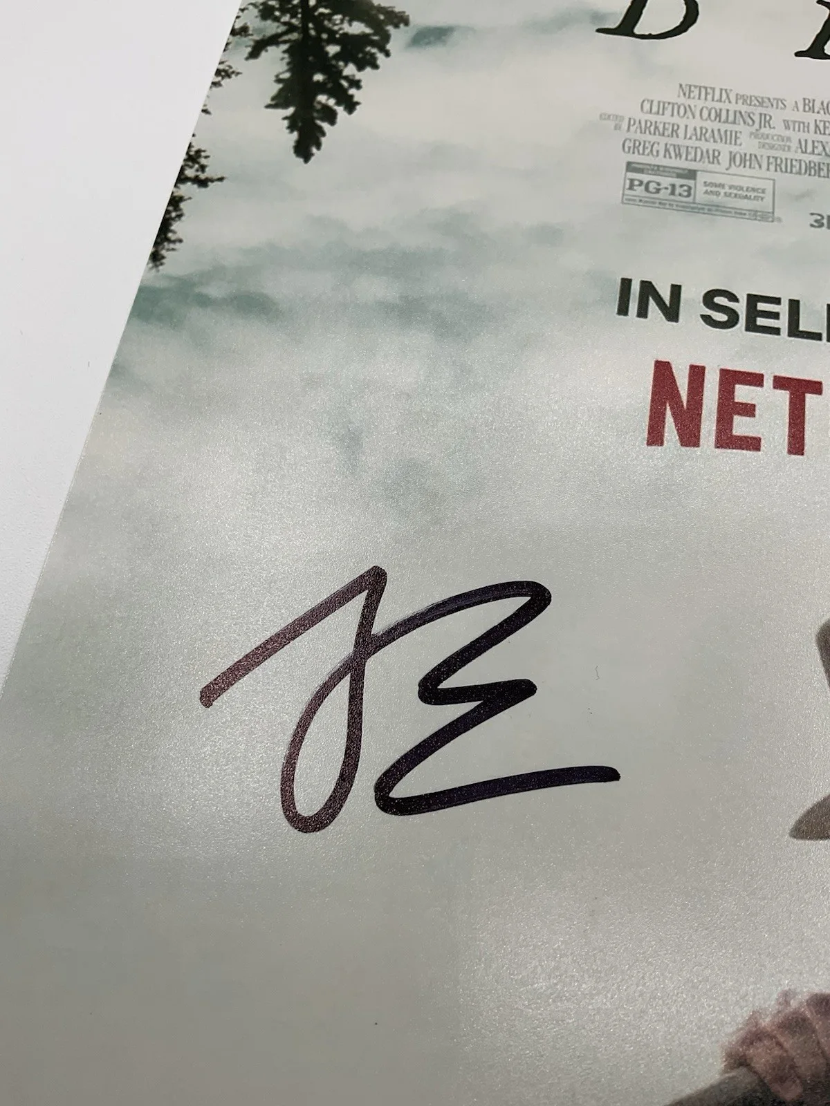 Joel Edgerton — Train Dreams signed 12x18 Joel Edgerton signed photo Clint Bentley signed BAS, image 3