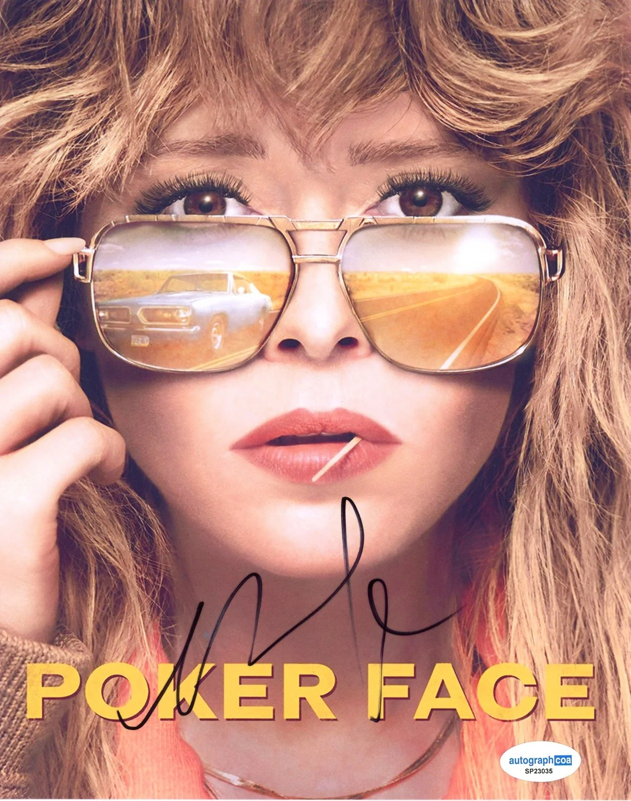 Natasha Lyonne — Natasha Lyonne "Poker Face" AUTOGRAPH Signed 'Charlie Cale' 8x10 Photo B ACOA