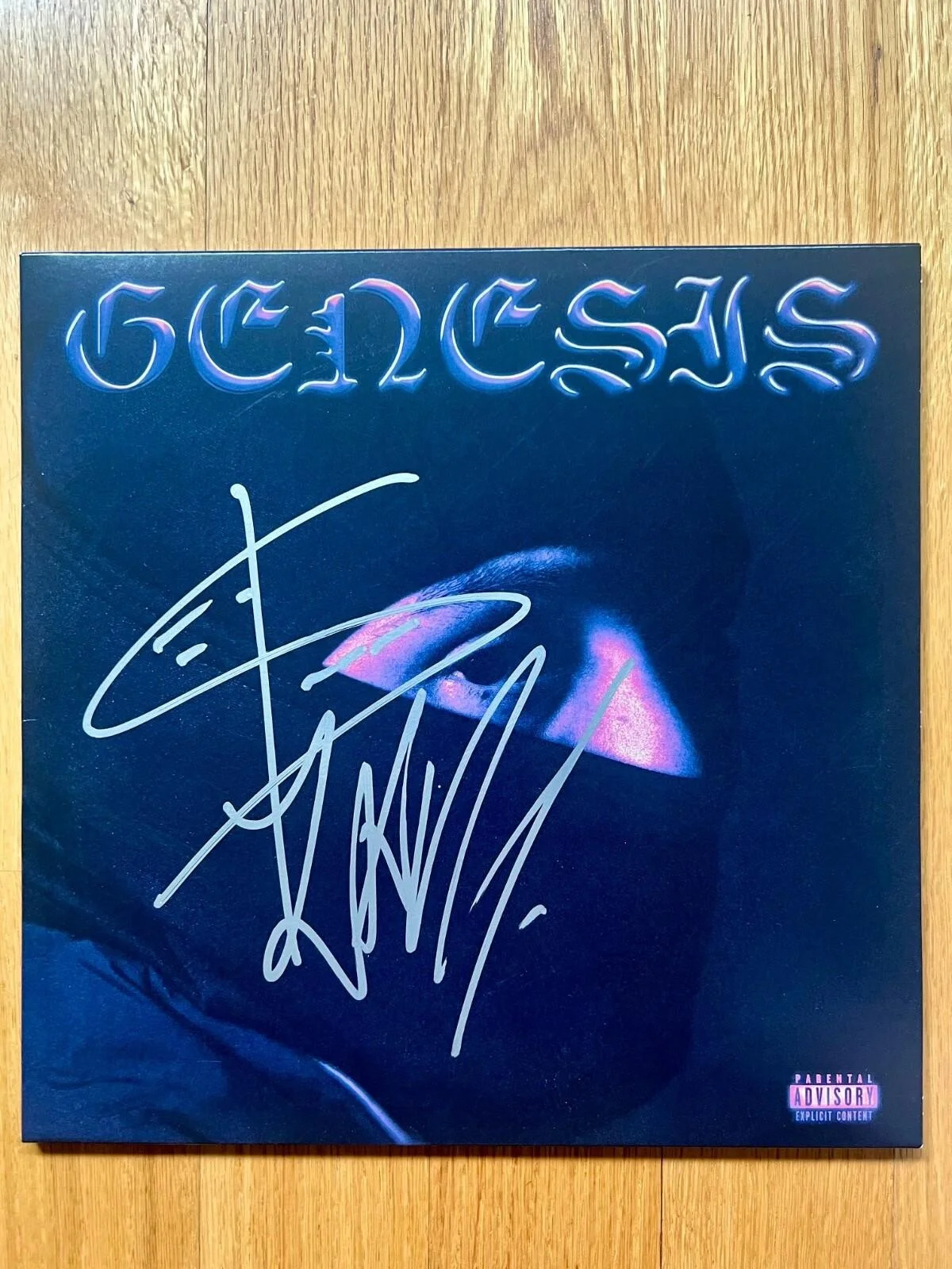 PESO PLUMA SIGNED "GENESIS" VINYL BECKETT COA + VIDEO PROOF CORRIDOS MEXICO, изображение 2
