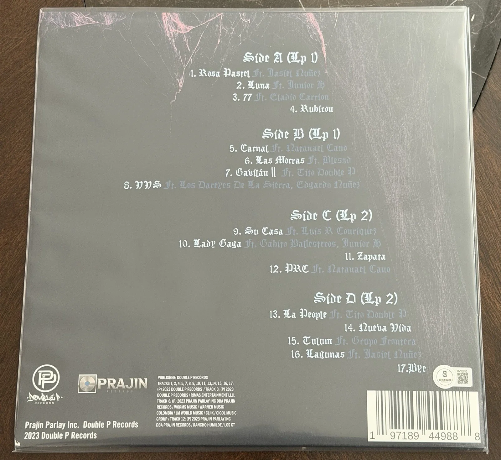 PESO PLUMA SIGNED "GENESIS" VINYL BECKETT COA + VIDEO PROOF CORRIDOS MEXICO, изображение 3