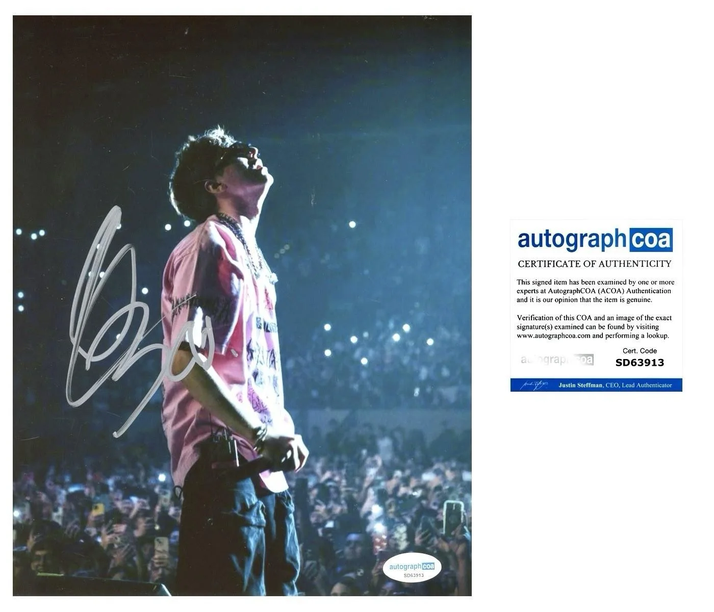 GABITO BALLESTEROS SIGNED 8X10 PHOTO CORRIDOS MEXICO - AUTOGRAPH ACOA + PROOF, изображение 2