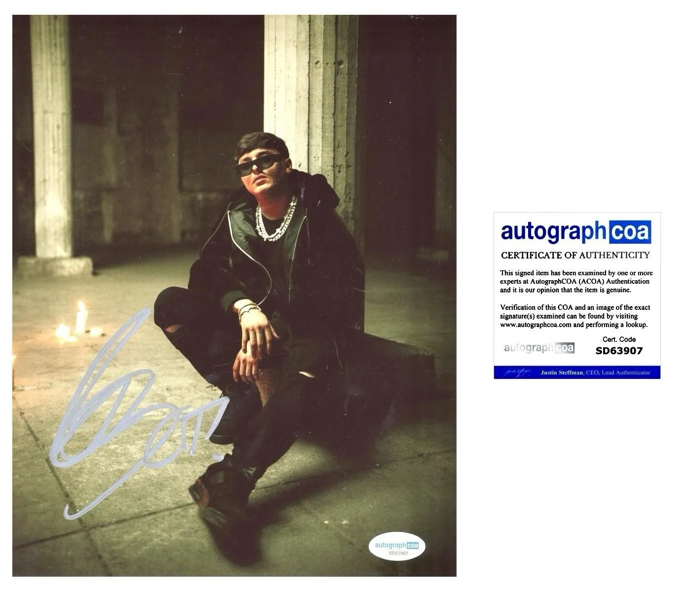 GABITO BALLESTEROS SIGNED 8X10 PHOTO CORRIDOS MEXICO - AUTOGRAPH ACOA + PROOF, image 2