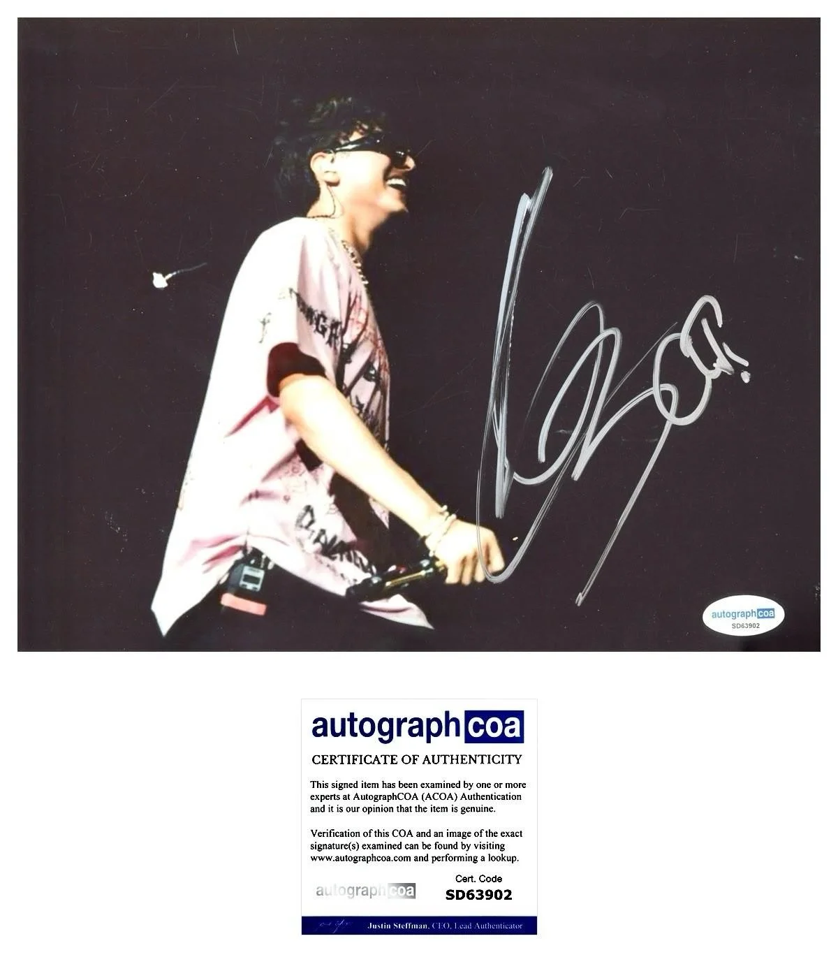 GABITO BALLESTEROS SIGNED 8X10 PHOTO CORRIDOS MEXICO - AUTOGRAPH ACOA + PROOF, image 2