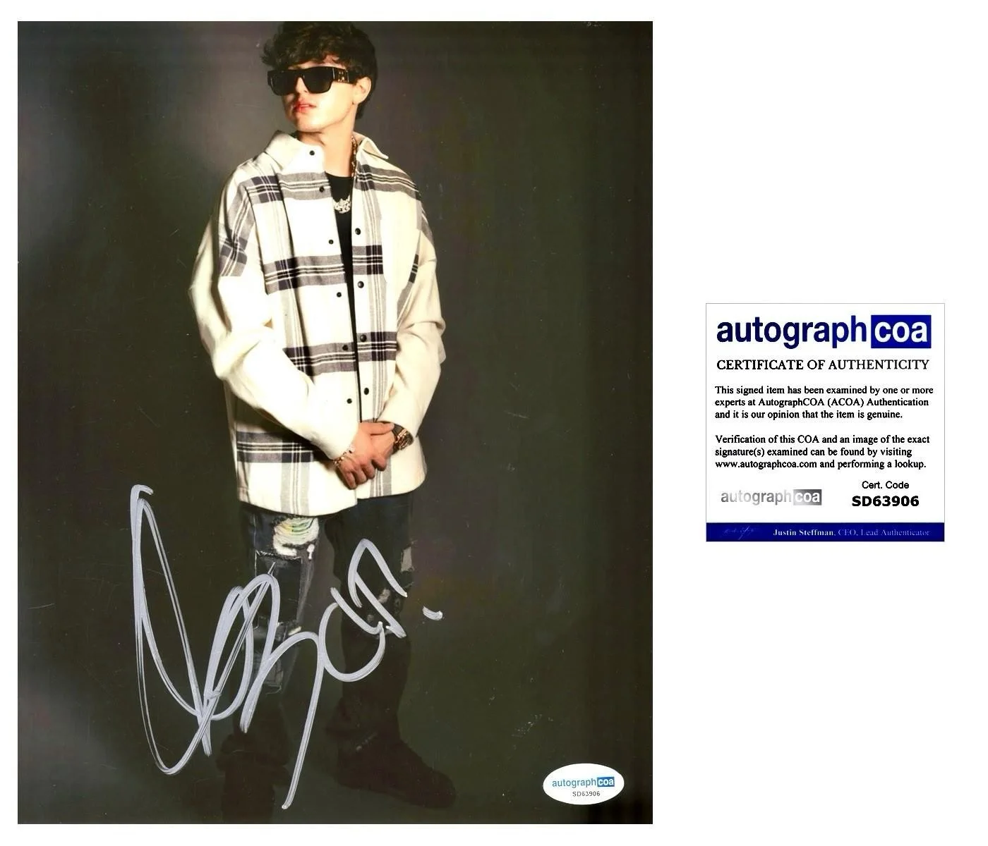 GABITO BALLESTEROS SIGNED 8X10 PHOTO CORRIDOS MEXICO - AUTOGRAPH ACOA + PROOF, изображение 2
