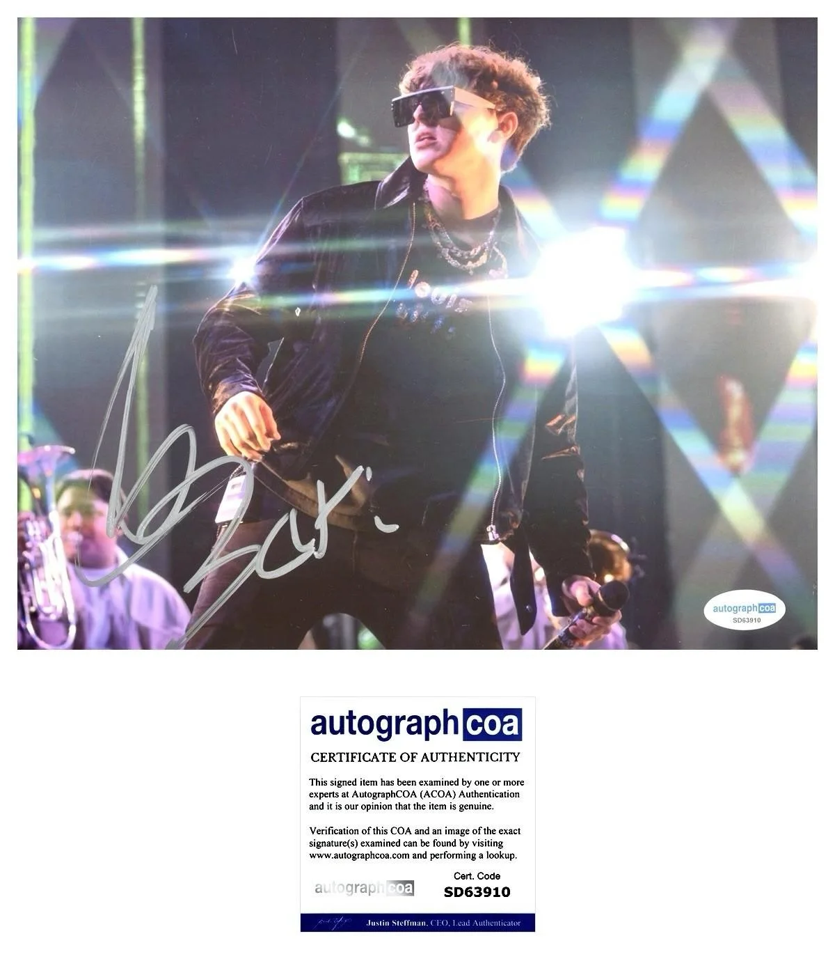 GABITO BALLESTEROS SIGNED 8X10 PHOTO CORRIDOS MEXICO - AUTOGRAPH ACOA + PROOF, image 2
