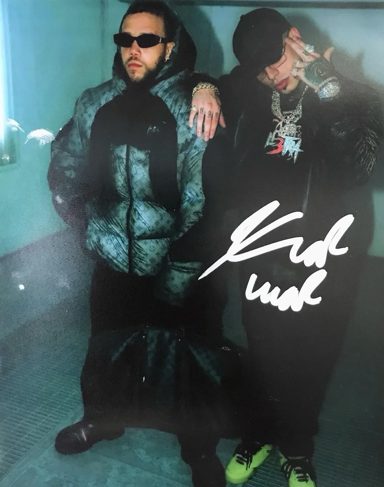 LUAR LA L SIGNED 8X10 PHOTO W/ EXACT PROOF PUERTO RICO MUSIC ANUEL AA JHAYCO, изображение 2