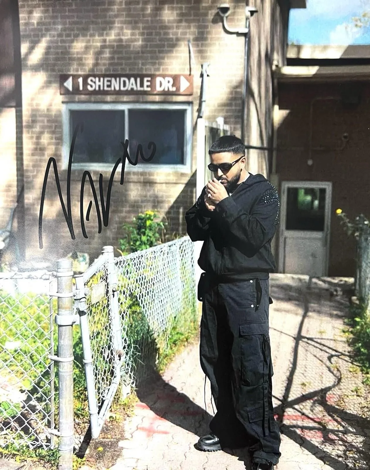 NAV SIGNED 8X10 PHOTO W/ EXACT PROOF TRAVIS SCOTT XO RAP AUTOGRAPH, изображение 2