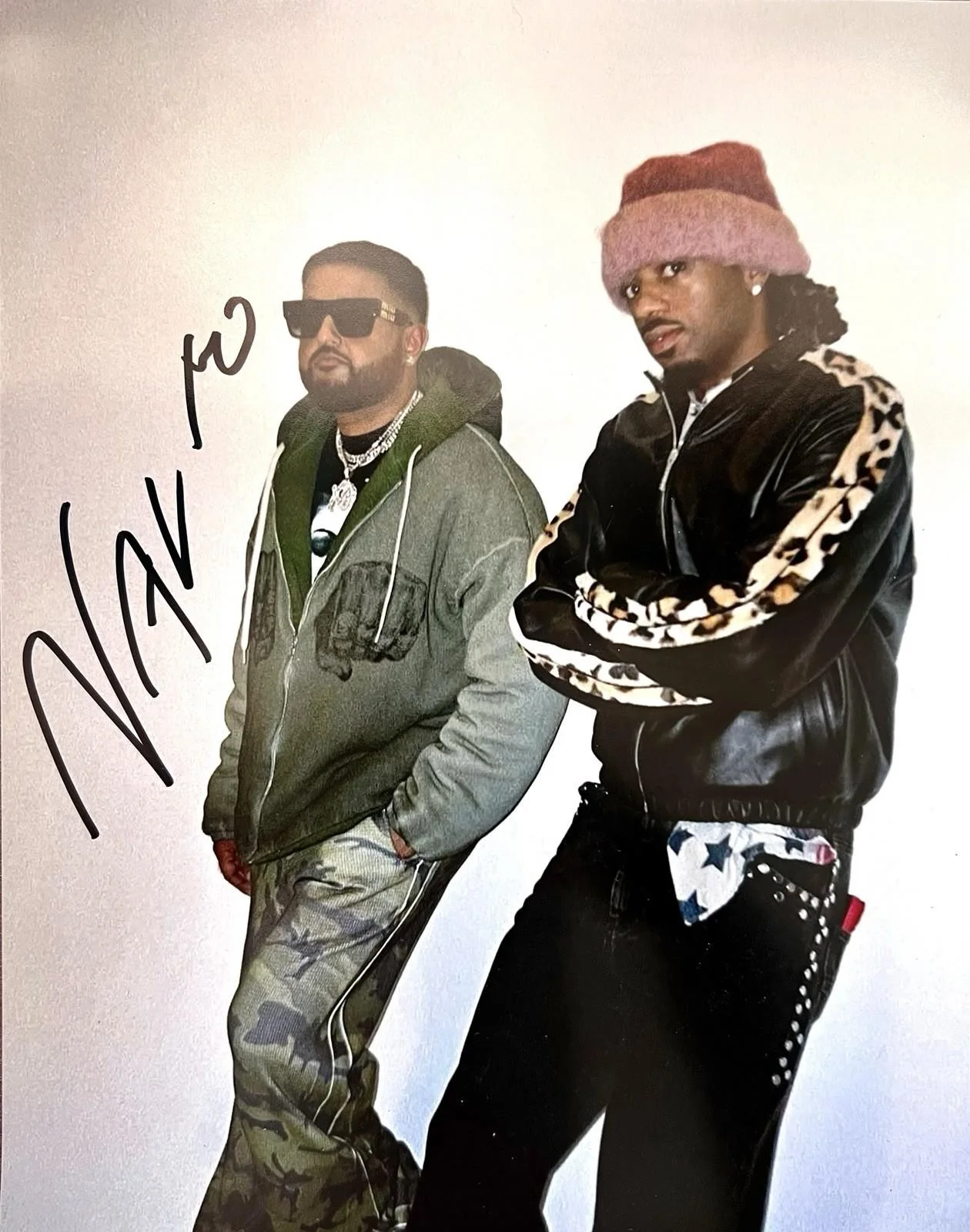 NAV SIGNED 8X10 PHOTO W/ EXACT PROOF METRO BOOMIN XO RAP AUTOGRAPH, изображение 2