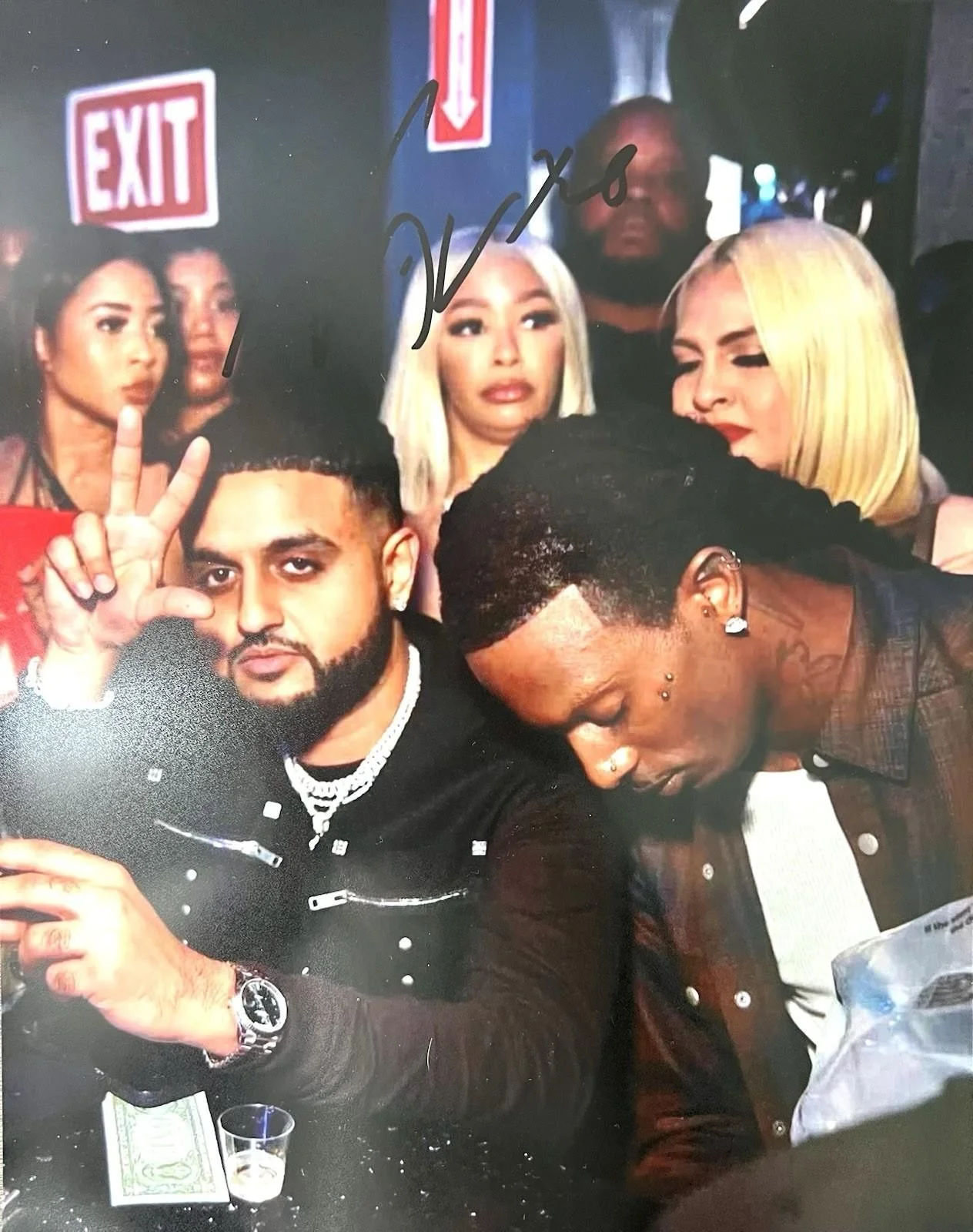 NAV SIGNED 8X10 PHOTO W/ EXACT PROOF PLAYBOI CARTI RAP XO AUTOGRAPH, изображение 2