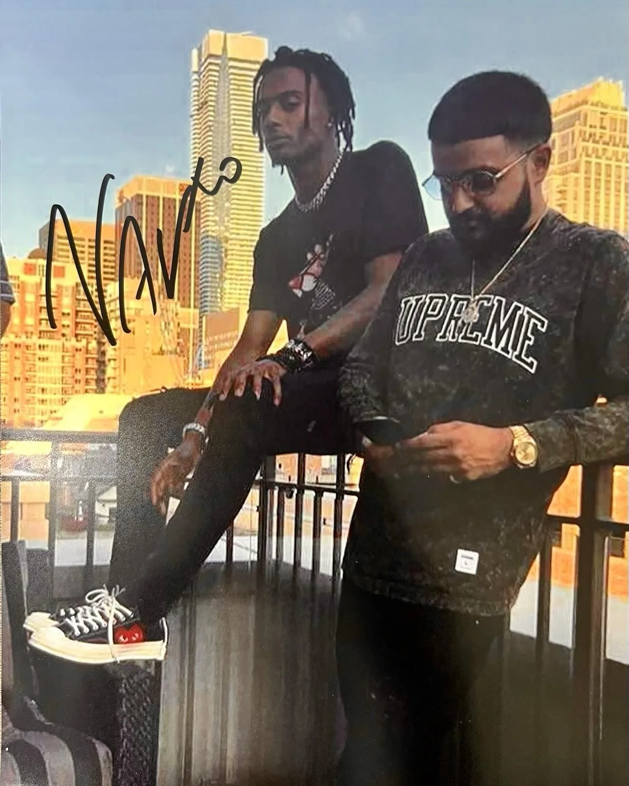 NAV SIGNED 8X10 PHOTO W/ EXACT PROOF PLAYBOI CARTI RAP XO AUTOGRAPH, изображение 2