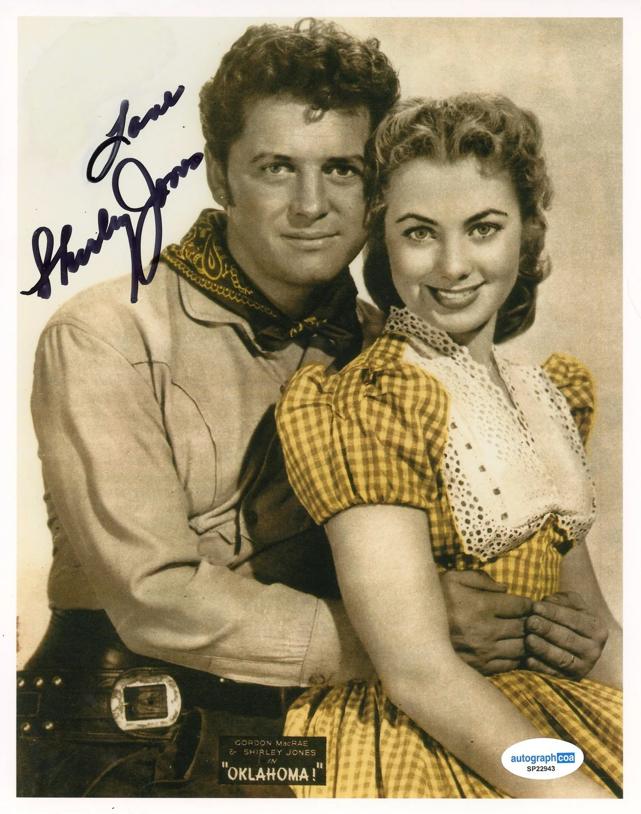 Shirley Jones — Shirley Jones "Oklahoma!" AUTOGRAPH Signed 'Laurey Williams' 8x10 Photo ACOA