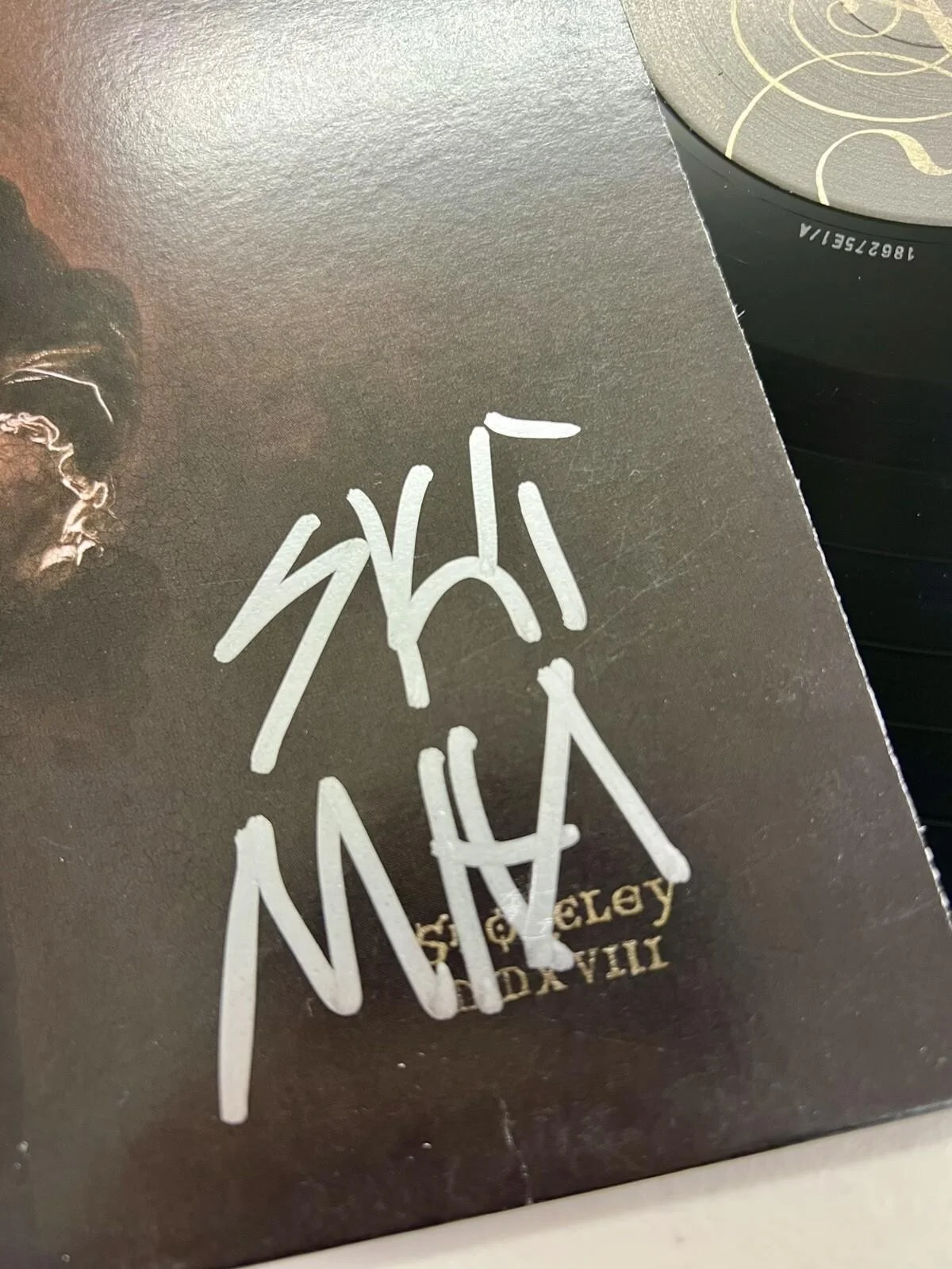 SKI MASK THE SLUMP GOD SIGNED “STOKELEY” VINYL ALBUM JUICE WRLD - PSA/DNA COA, изображение 2