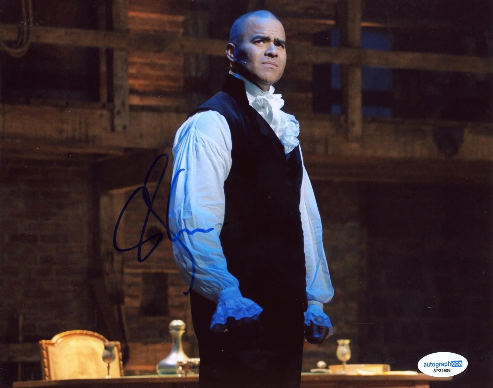 Christopher Jackson — Christopher Jackson "Hamilton" AUTOGRAPH Signed 'George Washington' 8x10 Photo G