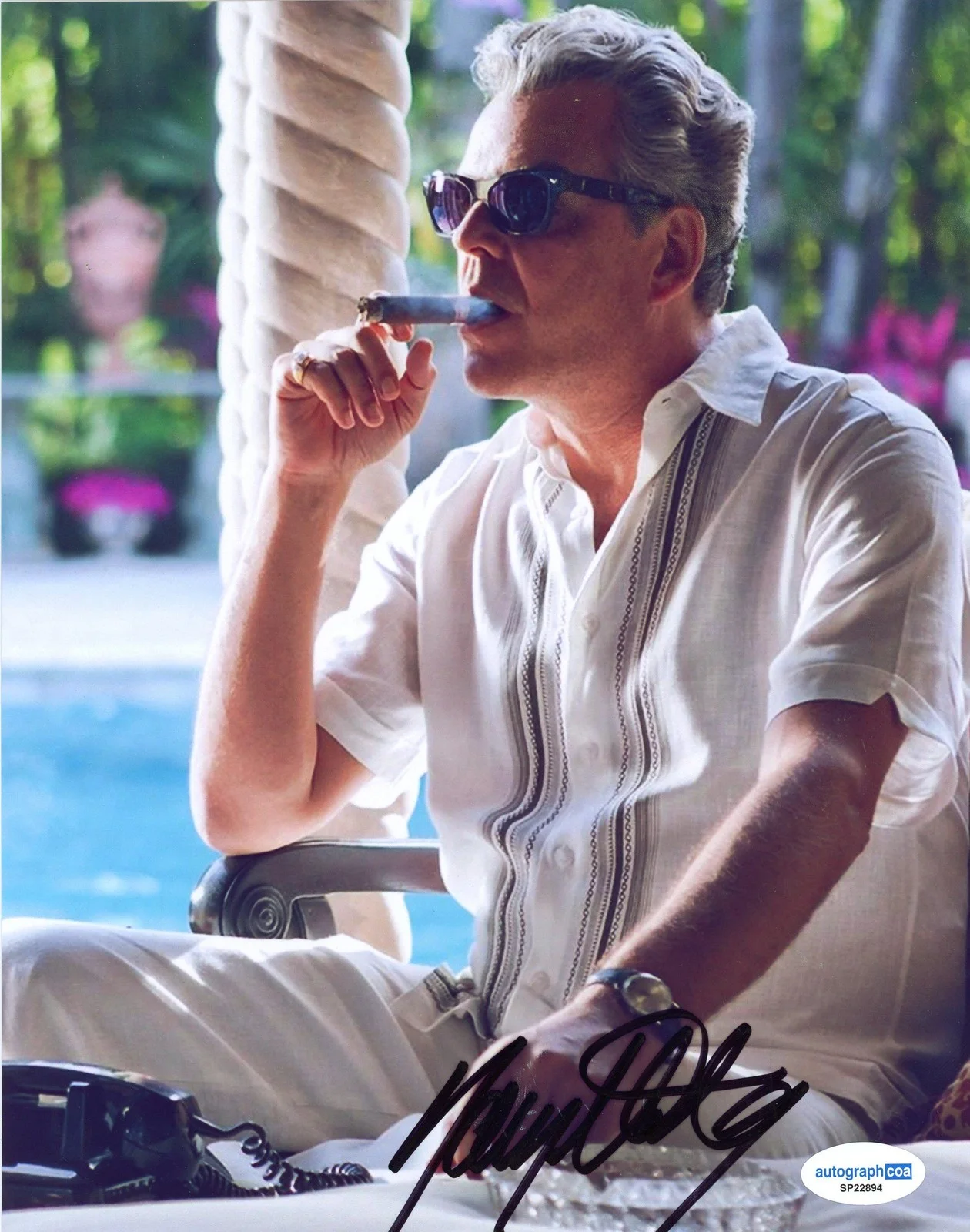 Danny Huston — Danny Huston "Magic City" AUTOGRAPH Signed 'Ben Diamond' 8x10 Photo ACOA