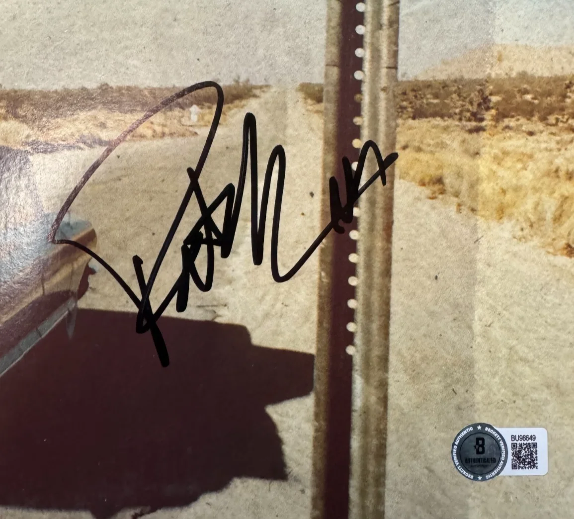 Pat Monahan Signed Autographed Train California 37 Vinyl Album Beckett COA, изображение 2