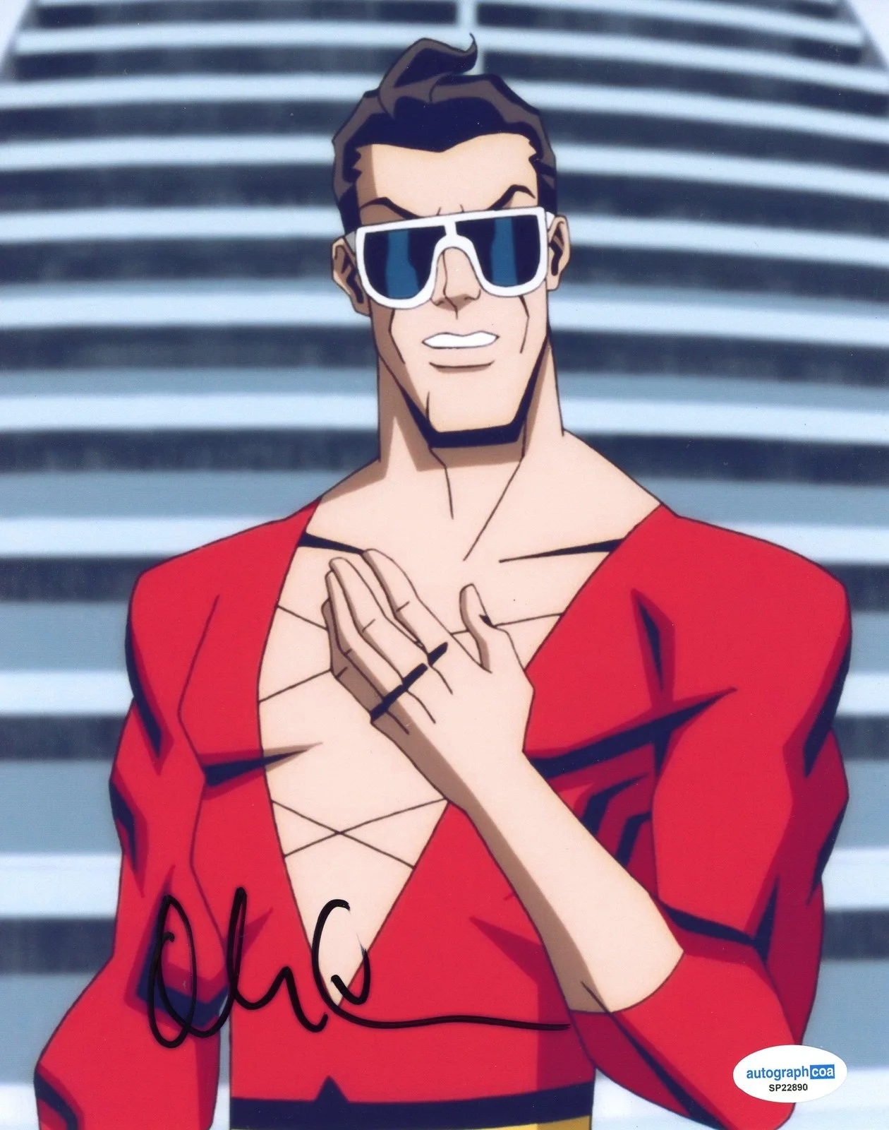 Oliver Hudson — Oliver Hudson "Injustice" AUTOGRAPH Signed 'Plastic Man' 8x10 Photo ACOA