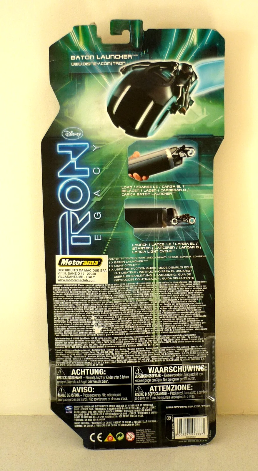Tron Legacy Baton Launcher (2010) Spin Master Ltd, image 4