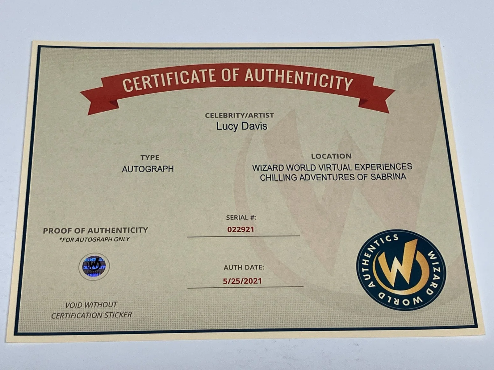 Lucy Davis — The Office "Wernham Hogg" Signed LUCY DAVIS 16x19 Photo WIZARD WORLD COA, image 4