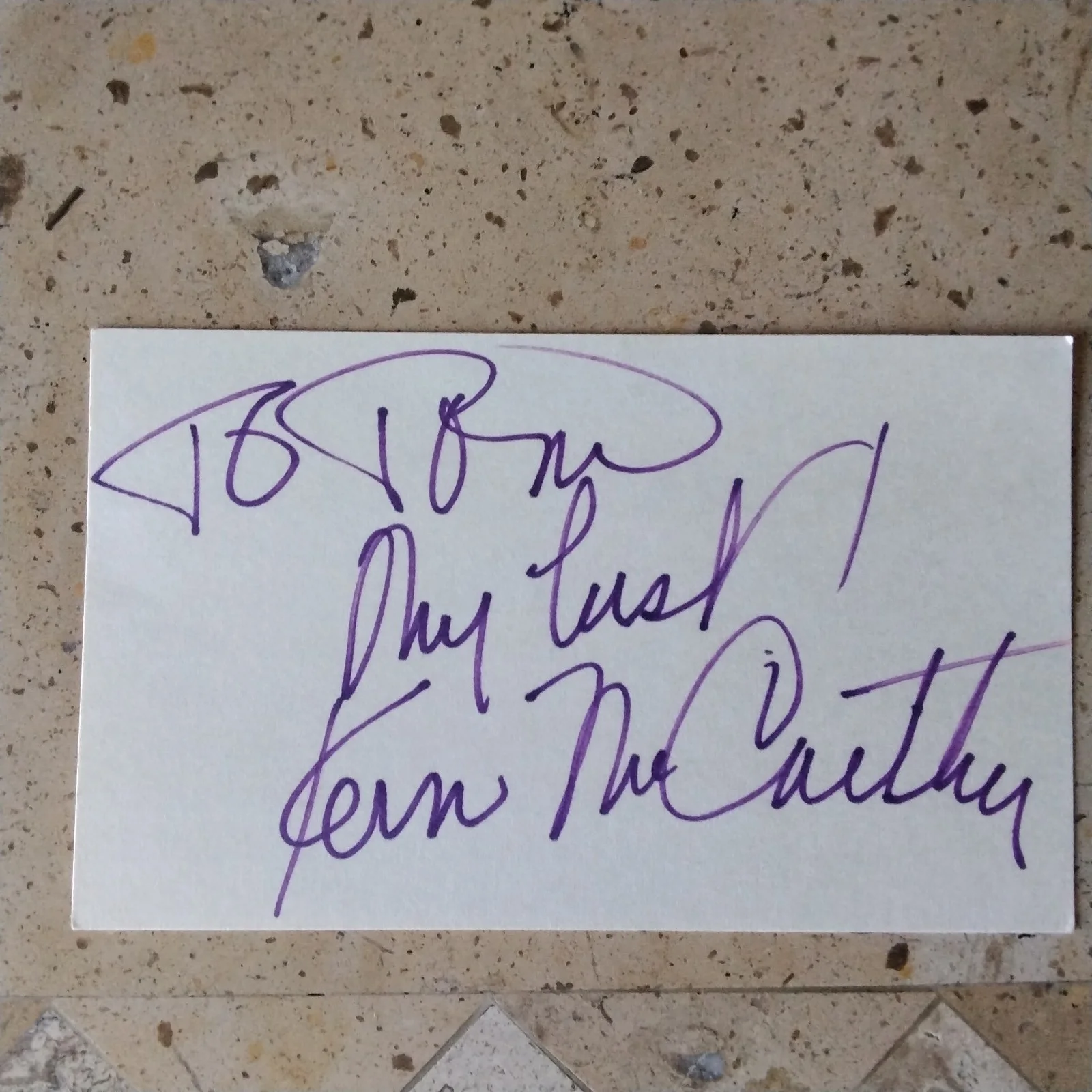Kevin McCarthy SIGNED Card Photo Movie Actor Invasion of the Body Snatchers Pods, изображение 3