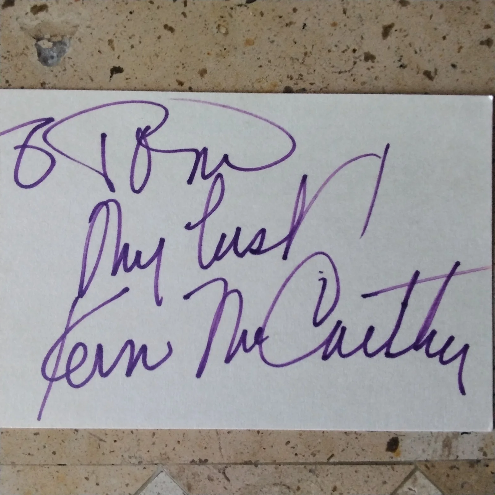 Kevin McCarthy SIGNED Card Photo Movie Actor Invasion of the Body Snatchers Pods, изображение 4