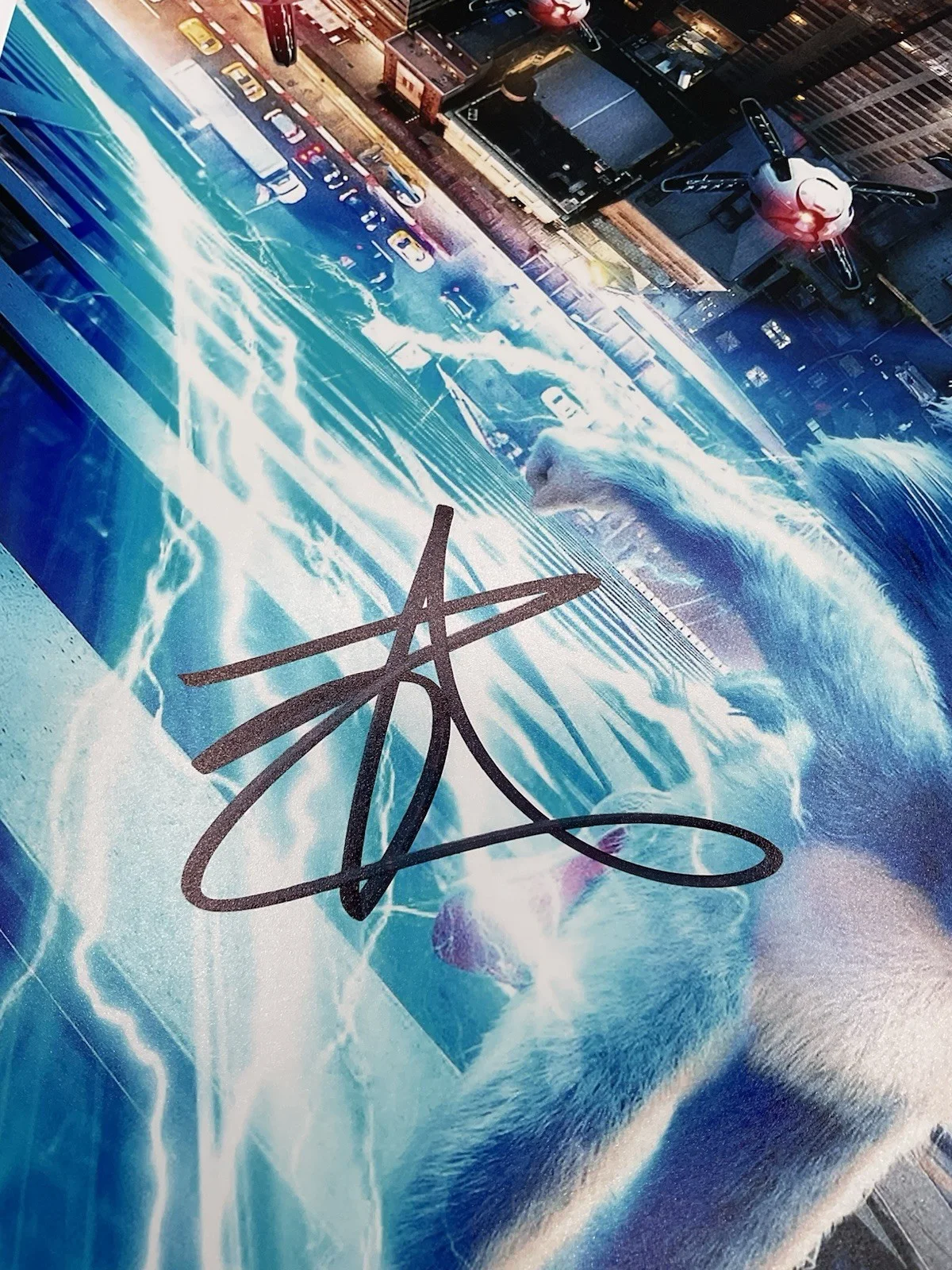 Ben Schwartz — Ben Schwartz signed 12x18 BAS Sonic the Hedgehog signed photo Sonic signed photo, изображение 2