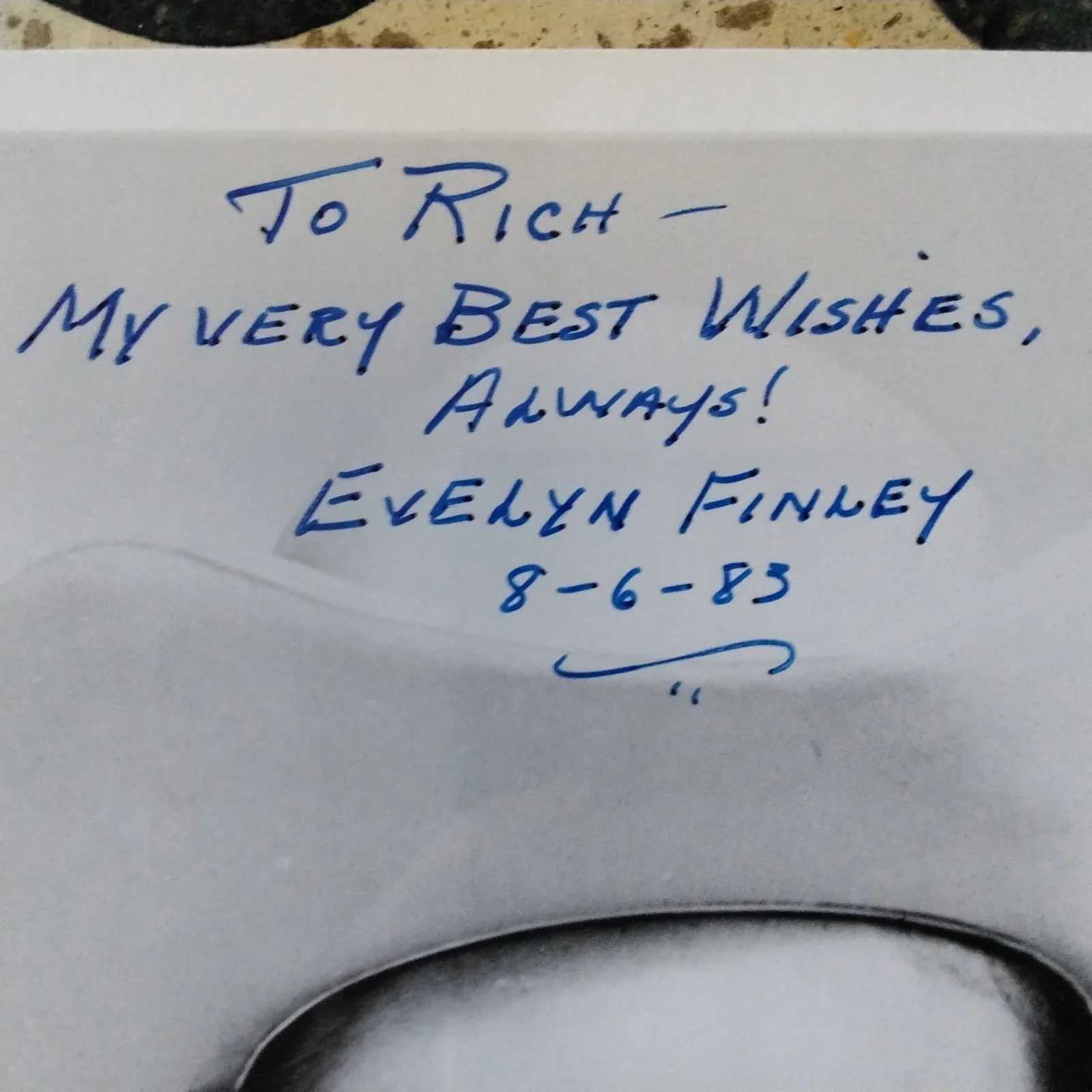 Evelyn Finley Signed 1983 Photo 40s B Film Actress Westerns Trail Riders Cowgirl, изображение 4