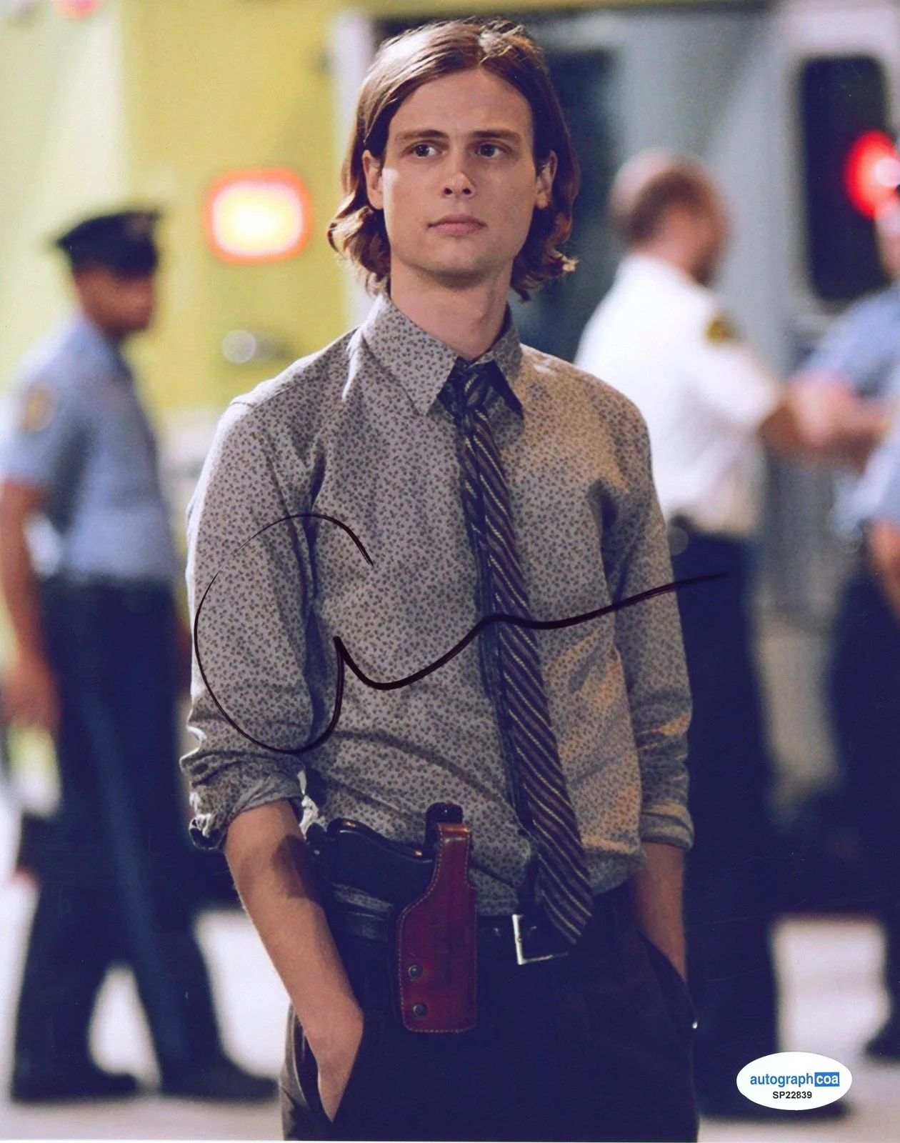 Matthew Gray Gubler — Matthew Gray Gubler "Criminal Minds" AUTOGRAPH Signed Spencer 8x10 Photo C ACOA