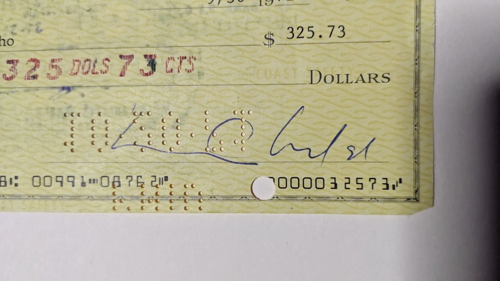 Walt Disney Autograph " BILL WALSH " Movie Producer Signature Mickey Mouse I11, изображение 3