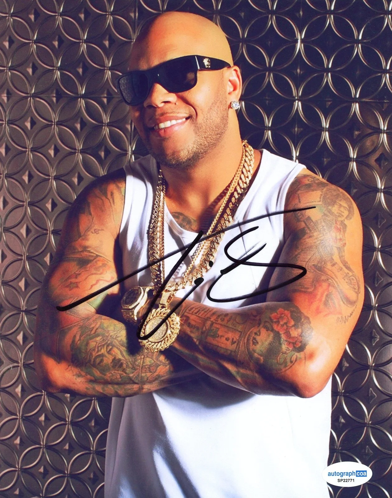 Flo Rida — Flo Rida "Wild Ones" Rapper AUTOGRAPH Signed Autographed 8x10 Photo D ACOA