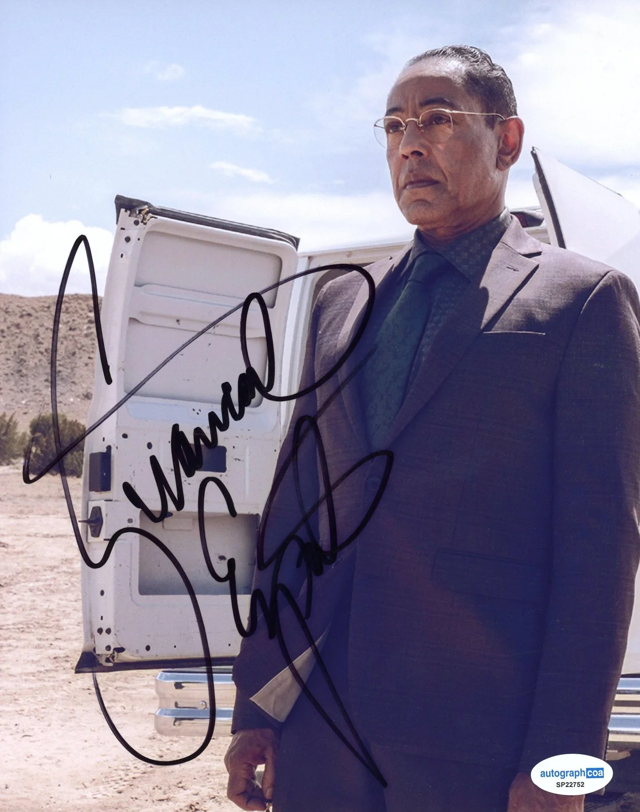 Giancarlo Esposito — Giancarlo Esposito "Better Call Saul" AUTOGRAPH Signed 'Gus' 8x10 Photo B ACOA