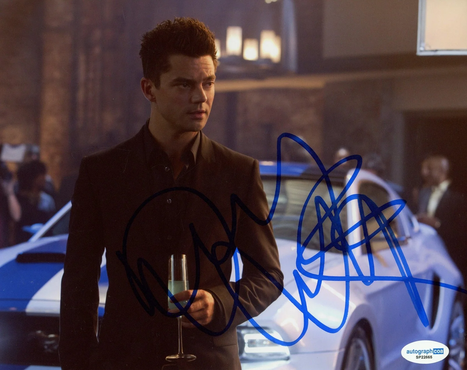 Dominic Cooper — Dominic Cooper "Need for Speed" AUTOGRAPH Signed 'Dino' 8x10 Photo B ACOA