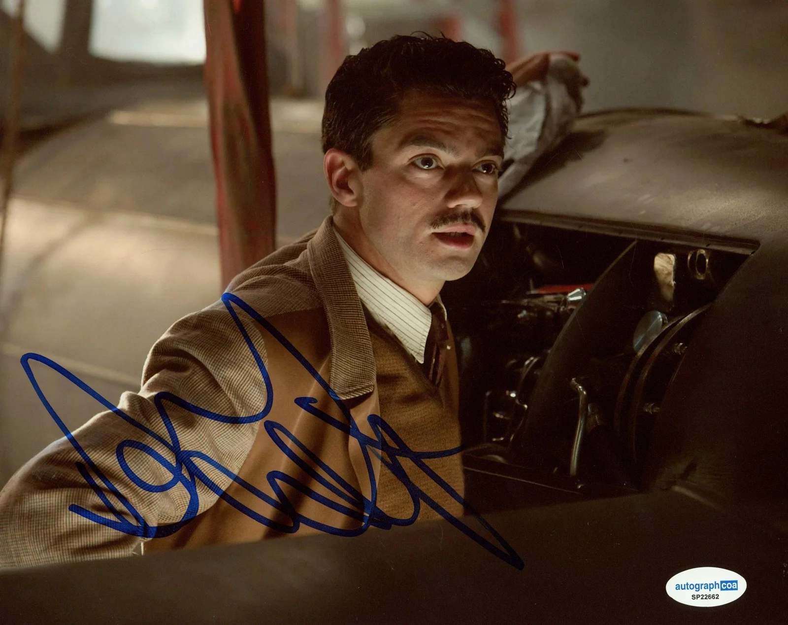 Dominic Cooper — Dominic Cooper "Captain America" AUTOGRAPH Signed Howard Stark 8x10 Photo C ACOA